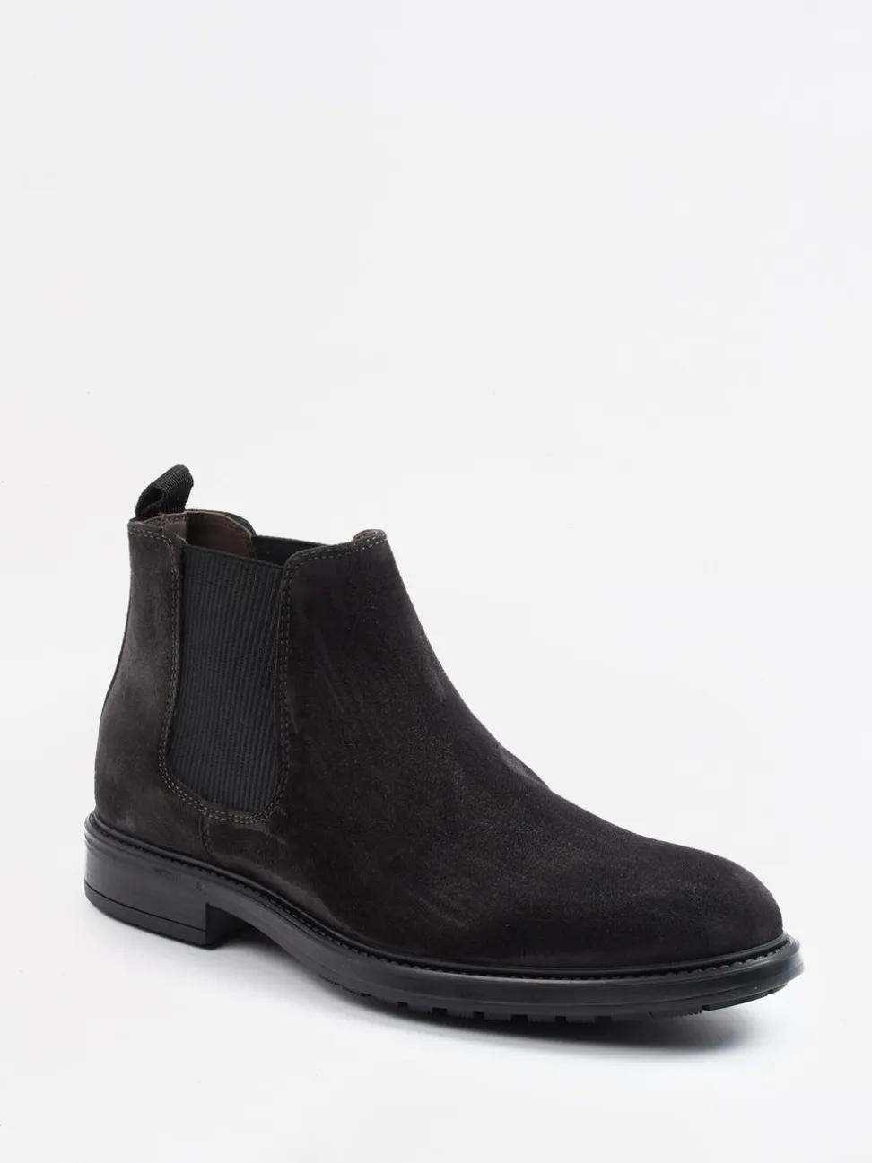 Ralph Harrison – Chelsea Boots aus Veloursleder anthrazit