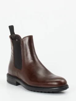 Ralph Harrison – Chelsea Boots aus Fettleder braun