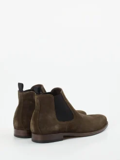 Ralph Harrison – Chelsea Boots aus Veloursleder braun