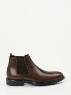 Ralph Harrison – Chelsea Boots aus Kalbleder Dunkelbraun