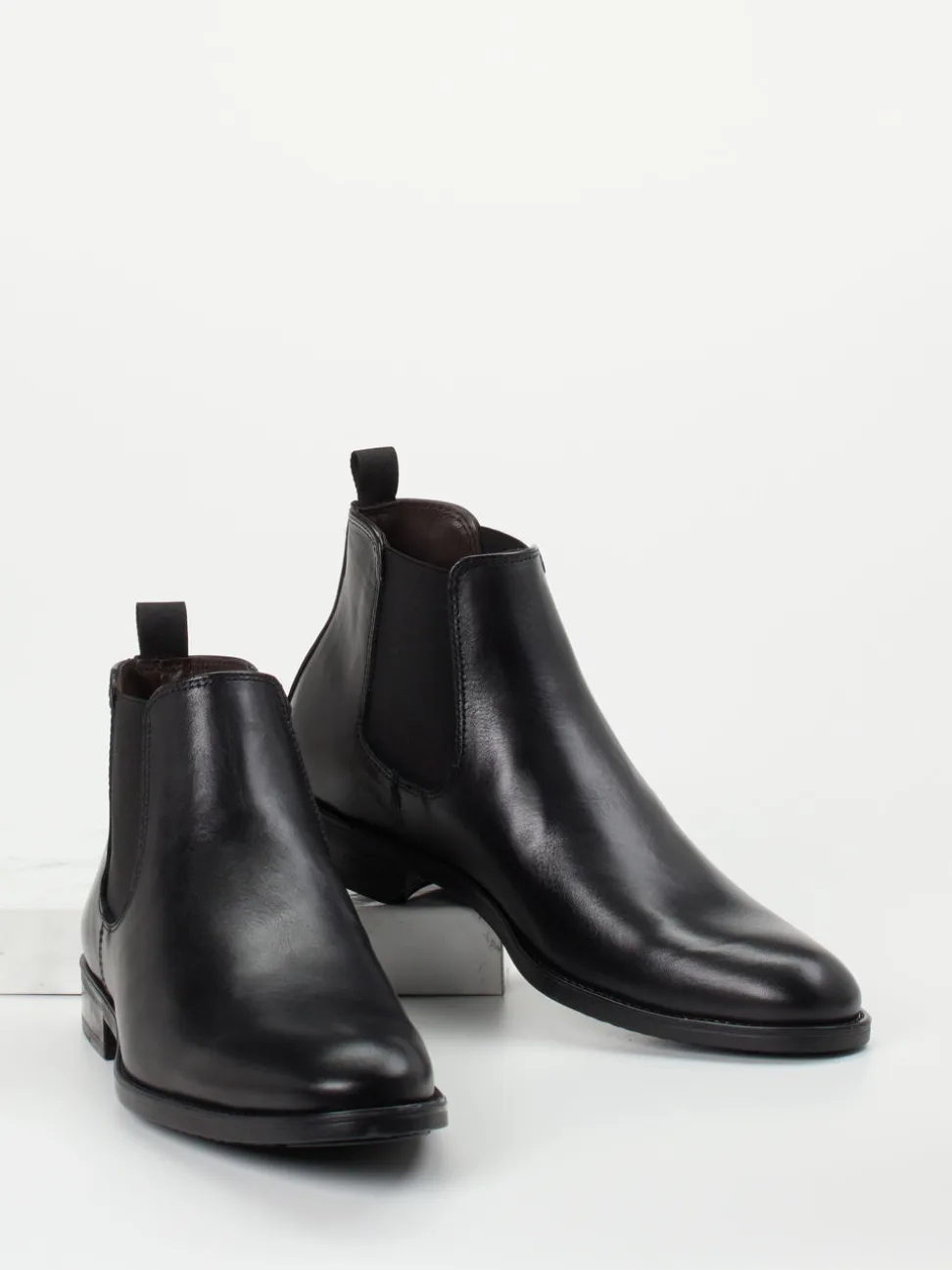 Ralph Harrison – Chelsea Boots aus Kalbleder Schwarz
