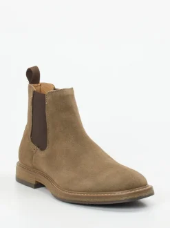Ralph Harrison – Chelsea Boots aus Veloursleder sandbraun