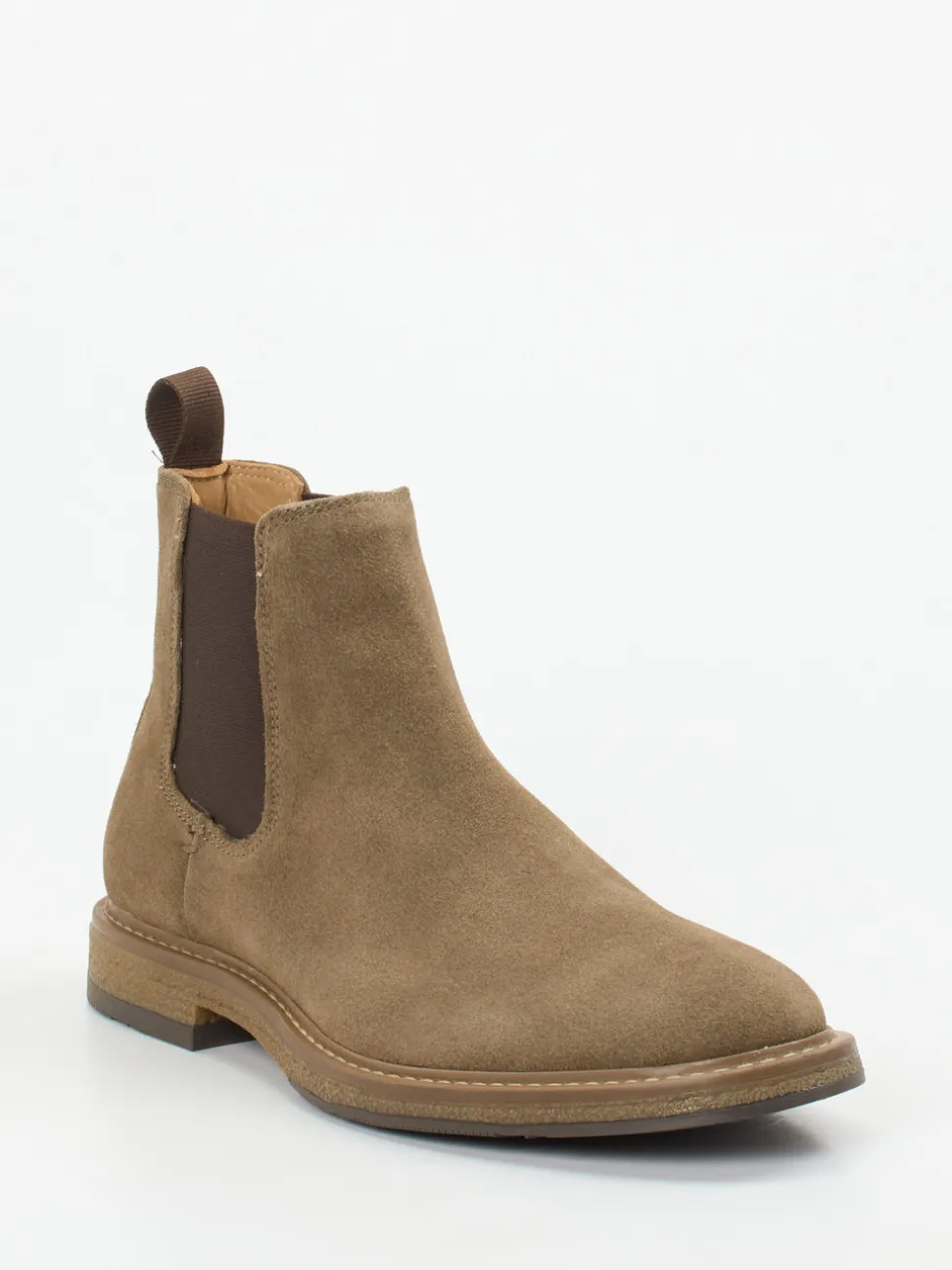 Ralph Harrison – Chelsea Boots aus Veloursleder sandbraun