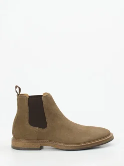 Ralph Harrison – Chelsea Boots aus Veloursleder sandbraun