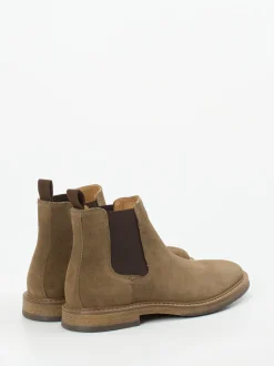 Ralph Harrison – Chelsea Boots aus Veloursleder sandbraun