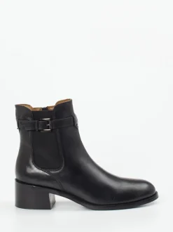 Ralph Harrison – Chelsea-Stiefelette aus Kalbleder Schwarz