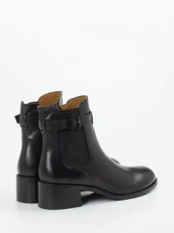 Ralph Harrison – Chelsea-Stiefelette aus Kalbleder Schwarz