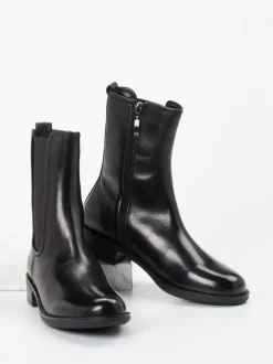 Ralph Harrison – Chelsea-Stiefelette aus Lammleder schwarz