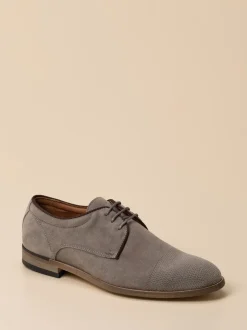 Ralph Harrison – Derby aus Veloursleder Grau