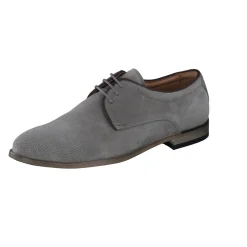 Ralph Harrison – Derby aus Veloursleder Grau