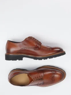 Ralph Harrison – Derby Brogue aus Kalbleder Braun