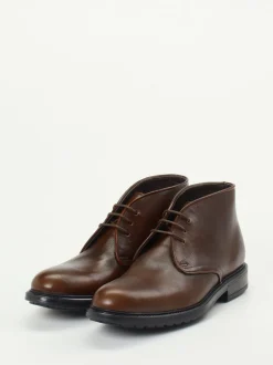 Ralph Harrison – Desert Boots aus Kalbleder Dunkelbraun