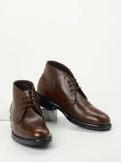 Ralph Harrison – Desert Boots aus Kalbleder Dunkelbraun