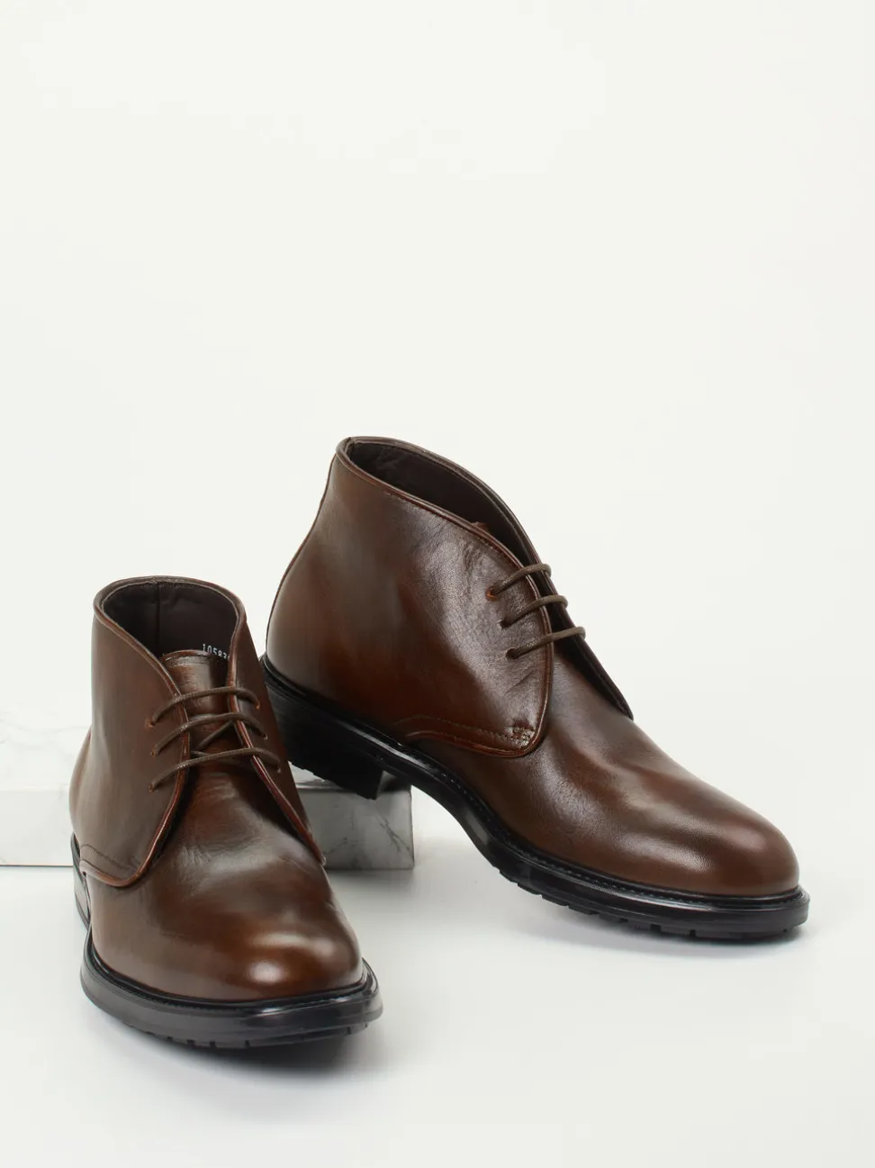Ralph Harrison – Desert Boots aus Kalbleder Dunkelbraun