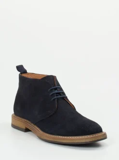 Ralph Harrison – Desert Boots aus Veloursleder Dunkelblau