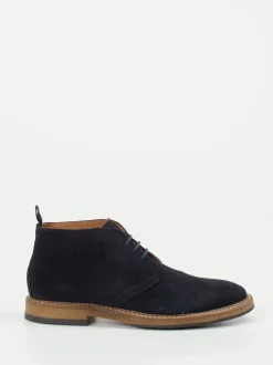 Ralph Harrison – Desert Boots aus Veloursleder Dunkelblau