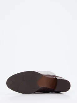 Ralph Harrison – Kniestiefel aus Lammleder Dunkelbraun