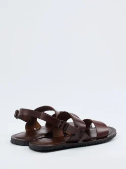 Ralph Harrison – Ledersandalen aus Kalbleder braun