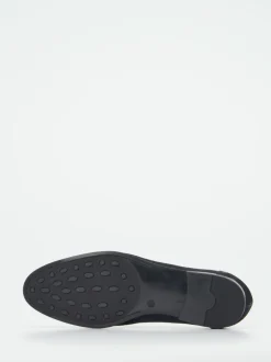 Ralph Harrison – Loafer aus Veloursleder Dunkelblau