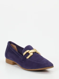 Ralph Harrison – Loafer aus Nubukleder in Violett