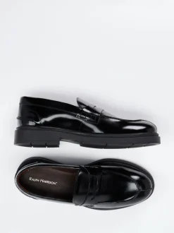 Ralph Harrison – Loafer aus Hochglanzleder schwarz
