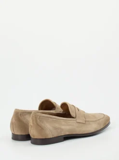 Ralph Harrison – Loafer aus Veloursleder beigebraun