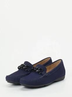 Ralph Harrison – Loafer aus Nubukleder in Tintenblau