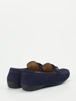 Ralph Harrison – Loafer aus Nubukleder in Tintenblau