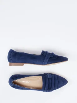 Ralph Harrison – Loafer aus Nubukleder in Marineblau