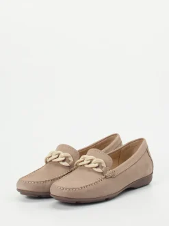 Ralph Harrison – Loafer aus Nubukleder in Beige
