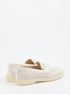 Ralph Harrison – Loafer aus Veloursleder beige