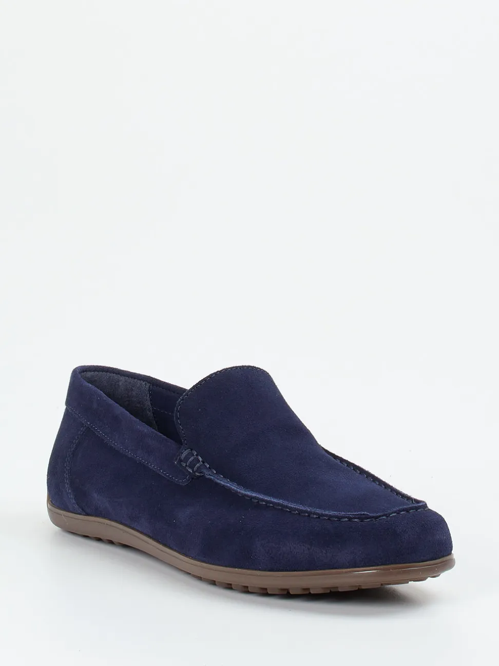 Ralph Harrison – Mokassin aus Veloursleder marineblau