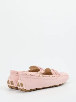 Ralph Harrison – Mokassins aus Veloursleder in Rosa
