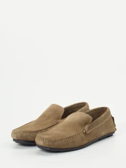 Ralph Harrison – Mokassins aus Veloursleder sandbraun
