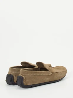 Ralph Harrison – Mokassins aus Veloursleder sandbraun