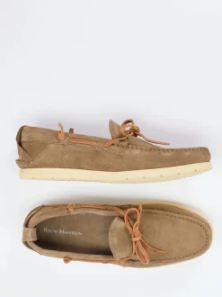 Ralph Harrison – Mokassins aus Veloursleder sandbraun