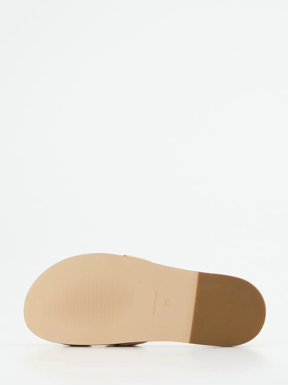 Ralph Harrison – Pantolette aus Veloursleder beige