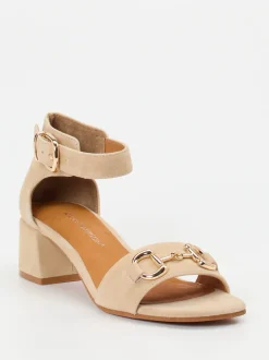 Ralph Harrison – Sandalen aus Nubukleder beige