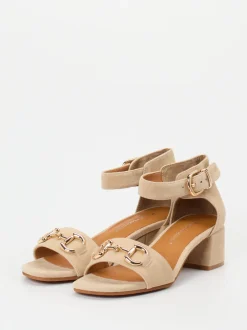 Ralph Harrison – Sandalen aus Nubukleder beige