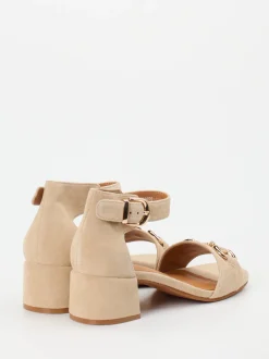 Ralph Harrison – Sandalen aus Nubukleder beige