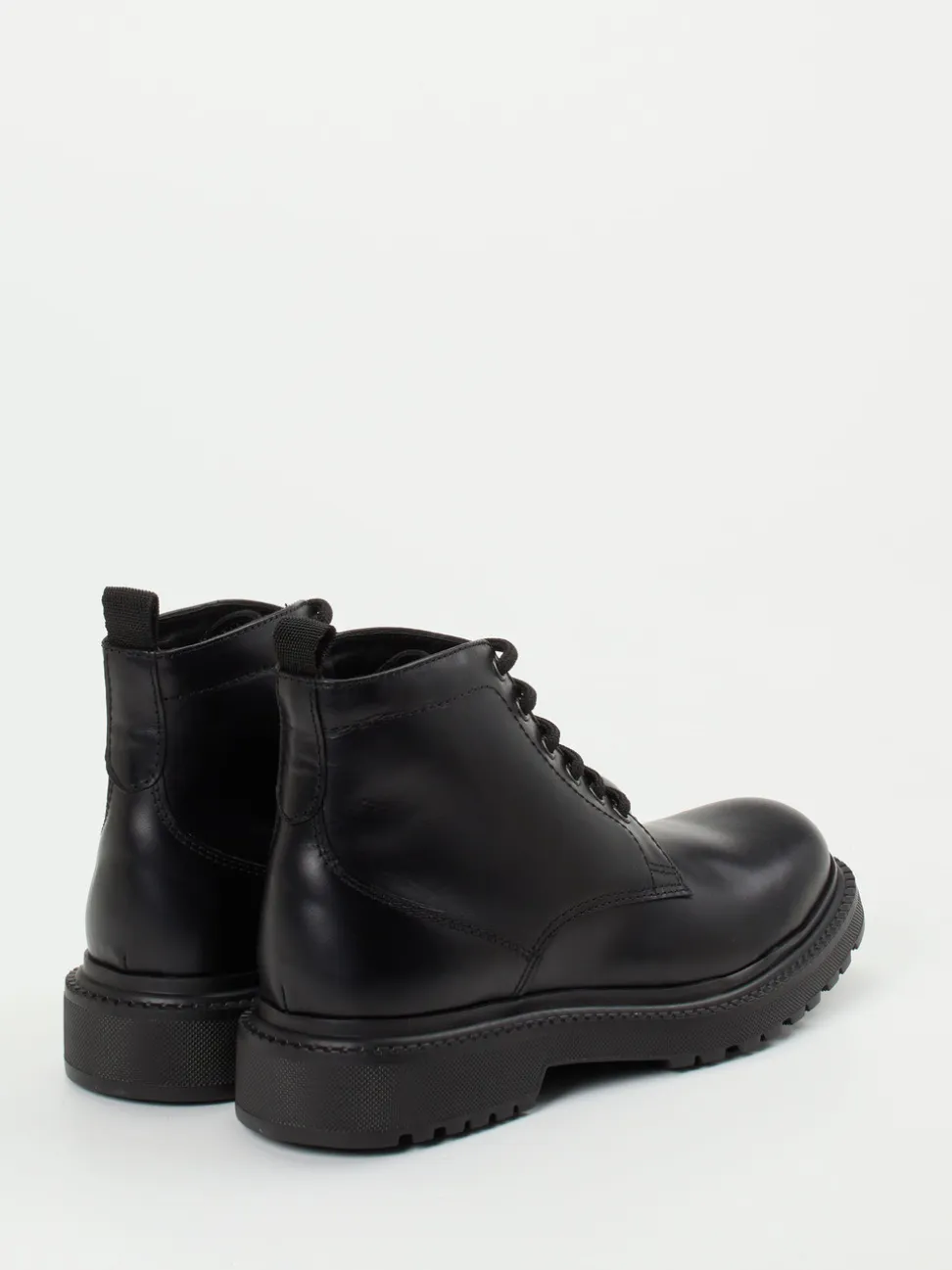 Ralph Harrison – Schnürboots aus Fettleder Schwarz