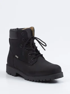 Ralph Harrison – Schnürboots aus Nubukleder schwarz
