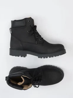 Ralph Harrison – Schnürboots aus Nubukleder schwarz