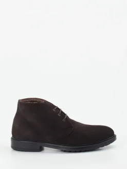 Ralph Harrison – Schnürboots aus Veloursleder dunkelbraun