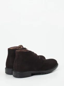 Ralph Harrison – Schnürboots aus Veloursleder dunkelbraun