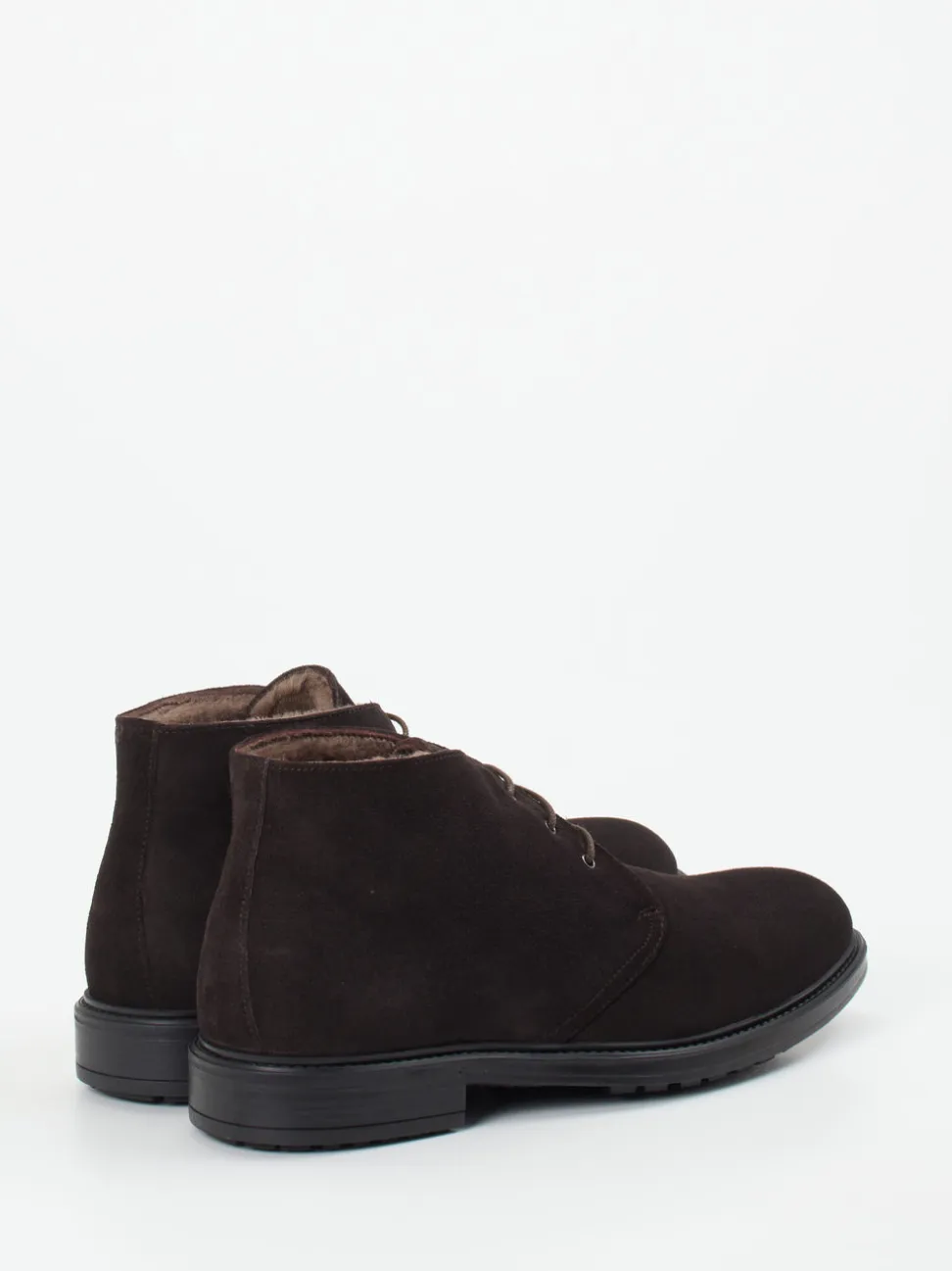 Ralph Harrison – Schnürboots aus Veloursleder dunkelbraun