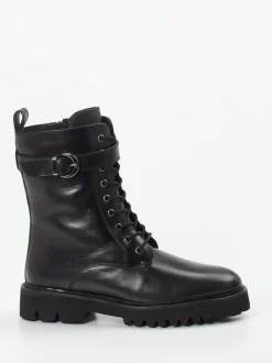 Ralph Harrison – Schnürboots aus Kalbleder Schwarz