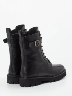 Ralph Harrison – Schnürboots aus Kalbleder Schwarz