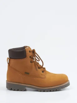 Ralph Harrison – Schnürboots aus Nubukleder honigbraun