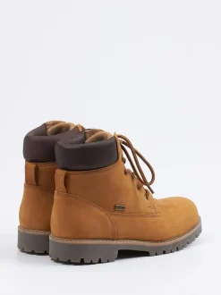 Ralph Harrison – Schnürboots aus Nubukleder honigbraun